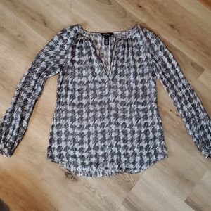 White house black market silk top